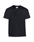 Gildan Youth - T-shirt en coton épais NOIR