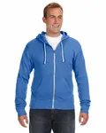 J America Triblend Fleece-Kapuzensweatshirt für Erwachsene mit durchgehendem Reißverschluss Royal Triblend