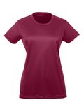 UltraClub Ladies' Cool & Dry Sport Performance InterlockT-Shirt Marron
