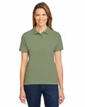 Harriton Ladies' 170 g Ringspun-Baumwolle Piqu Kurzarm-Poloshirt DILL