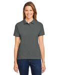 Harriton Ladies' 170 g Ringspun-Baumwolle Piqu Kurzarm-Poloshirt Holzkohle