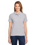 Harriton Ladies' 170 g Ringspun-Baumwolle Piqu Kurzarm-Poloshirt GRAUE HIMMEL