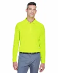 Harriton Herren Advantage Snag Protection Plus Langarm-Polo für taktische Zwecke SICHERHEIT GELB