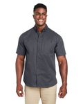 Camicia da lavoro Harriton Advantage IL a maniche corte da uomo Antracite scuro