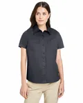 Harriton Ladies' Advantage IL Short-Sleeve Work Shirt Dark Charcoal
