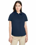 Harriton Ladies' Advantage IL Short-Sleeve Work Shirt DARK NAVY