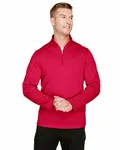 Harriton Men's Advantage Snag Protection Plus Quarter-Zip RED