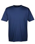 T-shirt UltraClub pour homme, performance sportive, frais et sec, en interlock Marine