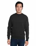 Nautica Unisex Anchor Crew Neck Sweatshirt BLACK