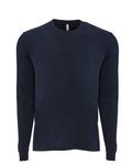 Next Level Apparel Unisex Langarm-Crew aus Veloursleder Mitternachtsmarine