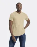 Next Level Apparel T-Shirt unisexe à col ras du cou CVC Crème