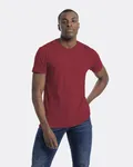 Next Level Apparel T-Shirt unisexe à col ras du cou CVC Cardinal