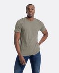 Next Level Apparel T-Shirt unisexe à col ras du cou CVC Gris pierre