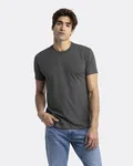Next Level Apparel T-Shirt unisexe à col ras du cou CVC Hthr Heavy Metal