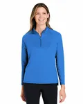 North End Ladies' Revive Coolcore Quarter-Zip Bleu marine
