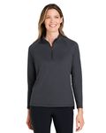 North End Ladies' Revive Coolcore Quarter-Zip Carbone
