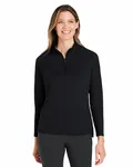 North End Ladies' Revive Coolcore Quarter-Zip NOIR