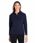 North End Ladies' Revive Coolcore Quarter-Zip Marine classique