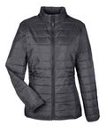 CORE365 Prevail Packbare Damen-Pufferjacke Kohlenstoff