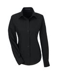 Devon & Jones Collezione Crown da donna in tessuto a trama larga solido NERO