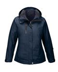 North End Damen Caprice 3-in-1 Jacke mit Softshell-Futter Klassisch Marine