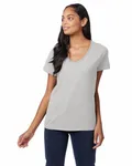 Hanes - t-shirt à col en V perfect-T pour dames Frêne