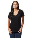 Hanes - t-shirt à col en V perfect-T pour dames NOIR