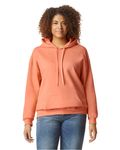 Gildan Adult Softstyle Fleece Pullover Felpa con cappuccio Mandarino