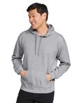 Gildan Adult Softstyle Fleece Pullover Felpa con cappuccio Rs Sport Grigio