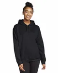 Gildan Adult Softstyle Fleece Pullover Felpa con cappuccio NERO