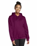 Gildan Adult Softstyle Fleece Pullover Felpa con cappuccio Marrone