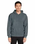Gildan Adult Softstyle Fleece Pullover Felpa con cappuccio Erica scura