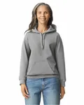 Gildan Adult Softstyle Fleece Pullover Felpa con cappuccio Il cemento