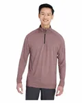 Swannies Golf Hommes Graham Quarter-Zip Marron chiné