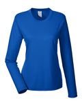 UltraClub Ladies' Cool & Dry Performance Long-Sleeve Top ROYAL