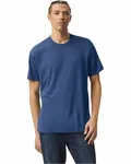 American Apparel t-shirt unisexe à manches courtes en Triblend Tri Indigo