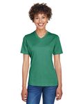 Team 365 - T-shirt de performance Sonic Heather pour dames Sp Forest Hthr