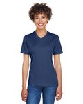 Team 365 - T-shirt de performance Sonic Heather pour dames Sp Drk Nvy Hth