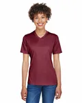 Team 365 - T-shirt de performance Sonic Heather pour dames Sp Maroon Hthr