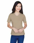 Team 365 Damen Zone Performance T-Shirt Wüsten-Khaki
