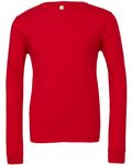 Bella + Canvas Unisex Jersey Langarm T-Shirt ROT