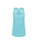 Canotta Ideal Racerback da donna di Next Level Apparel Blu Tahiti
