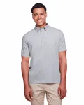 UltraClub Herren Lakeshore Stretch Cotton Performance Polo Heidekraut Grau