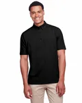 UltraClub Herren Lakeshore Stretch Cotton Performance Polo SCHWARZ
