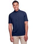 UltraClub Herren Lakeshore Stretch Cotton Performance Polo Marine