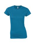 Gildan - T-shirt ajusté Softstyle pour dames Antque Sapphire