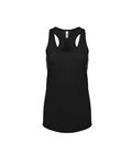 Canotta Ideal Racerback da donna di Next Level Apparel NERO