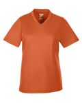 Team 365 Damen Zone Performance T-Shirt Sprt Brnt Orange