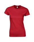 Gildan - T-shirt ajusté Softstyle pour dames ROUGE