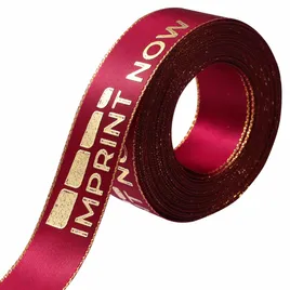 Ruban de satin à bords métalliques - Imprint Now - FR